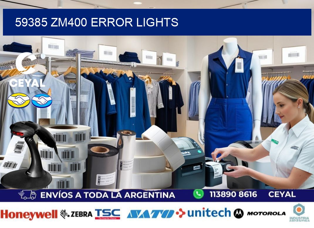 59385 ZM400 error lights