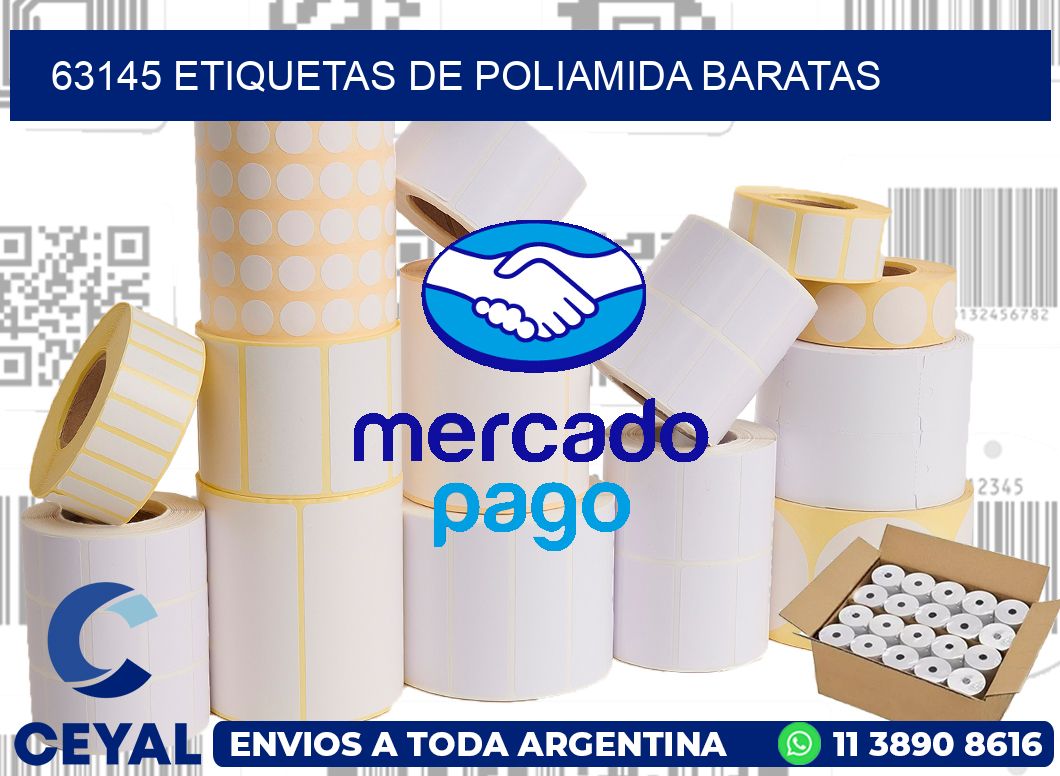 63145 etiquetas de poliamida baratas