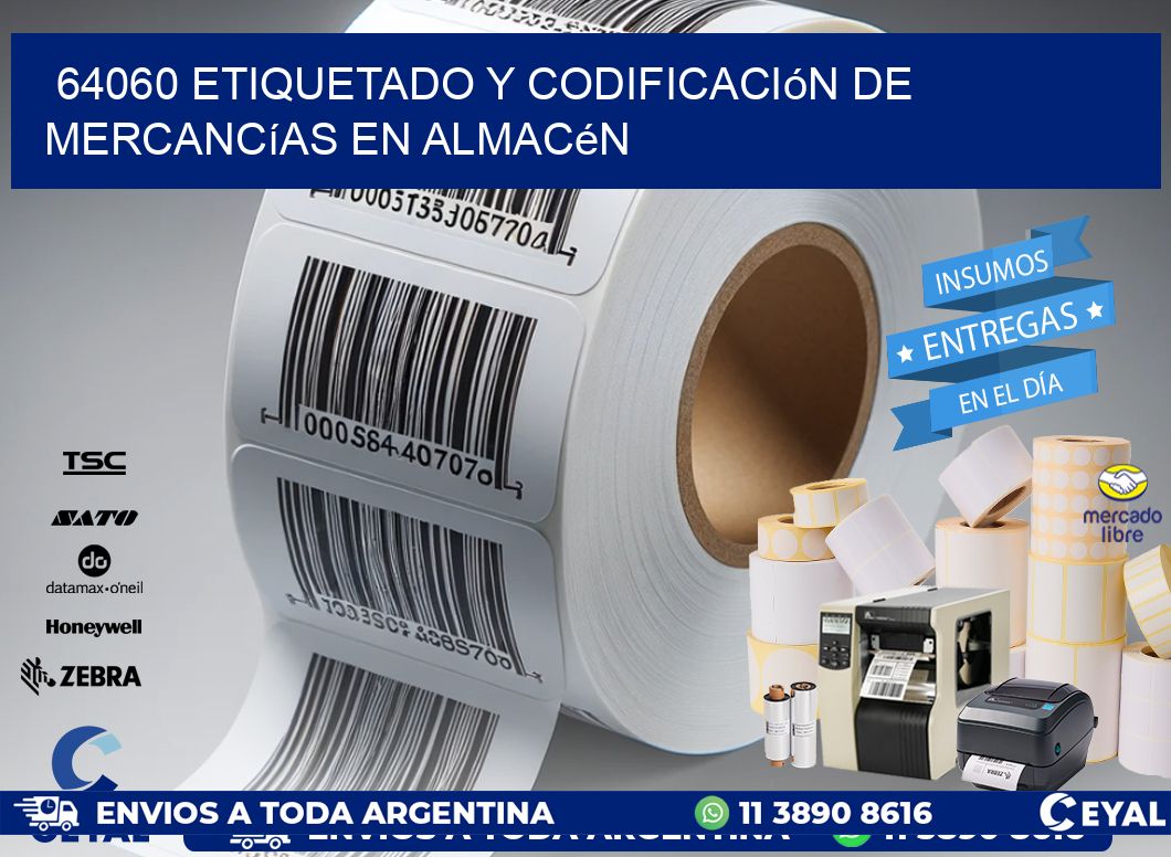 64060 Etiquetado y codificación de mercancías en almacén