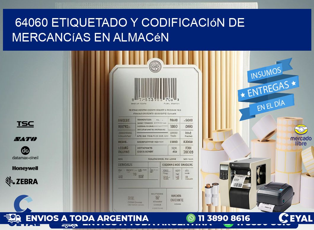 64060 Etiquetado y codificación de mercancías en almacén