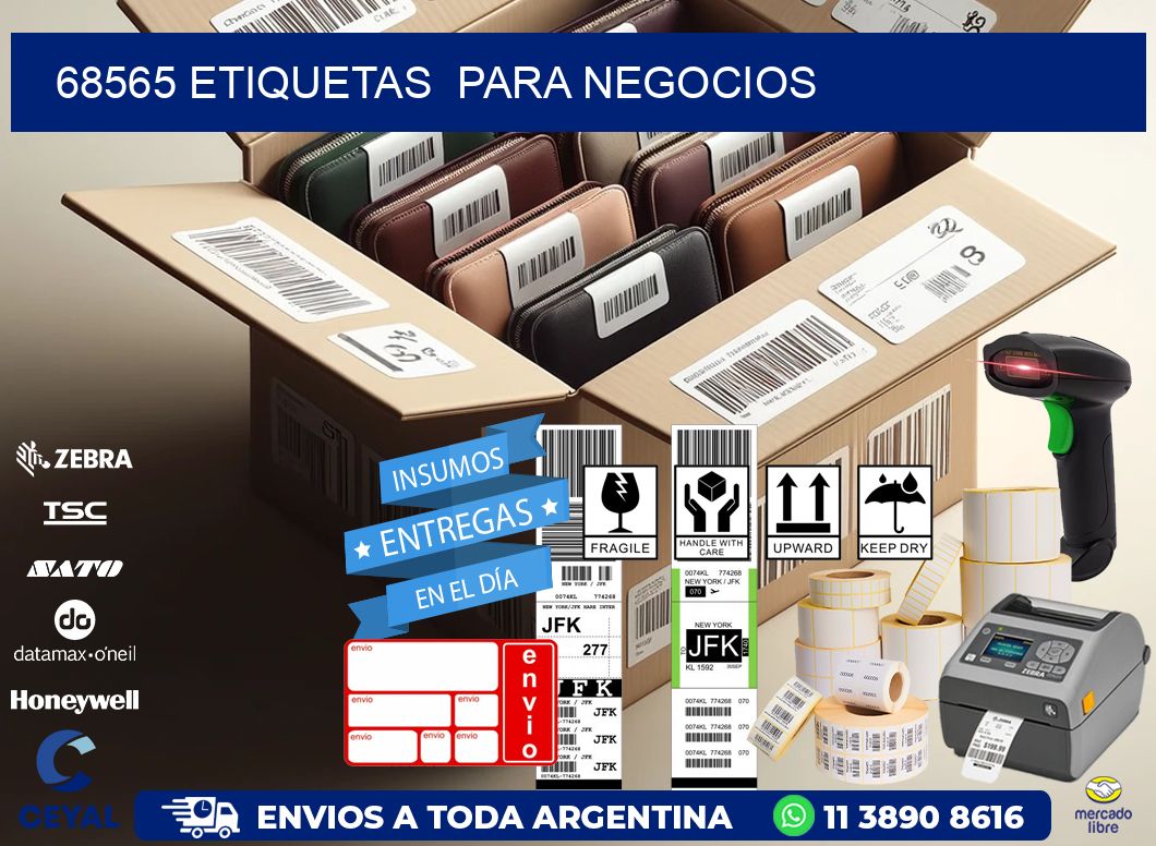 68565 etiquetas para negocios