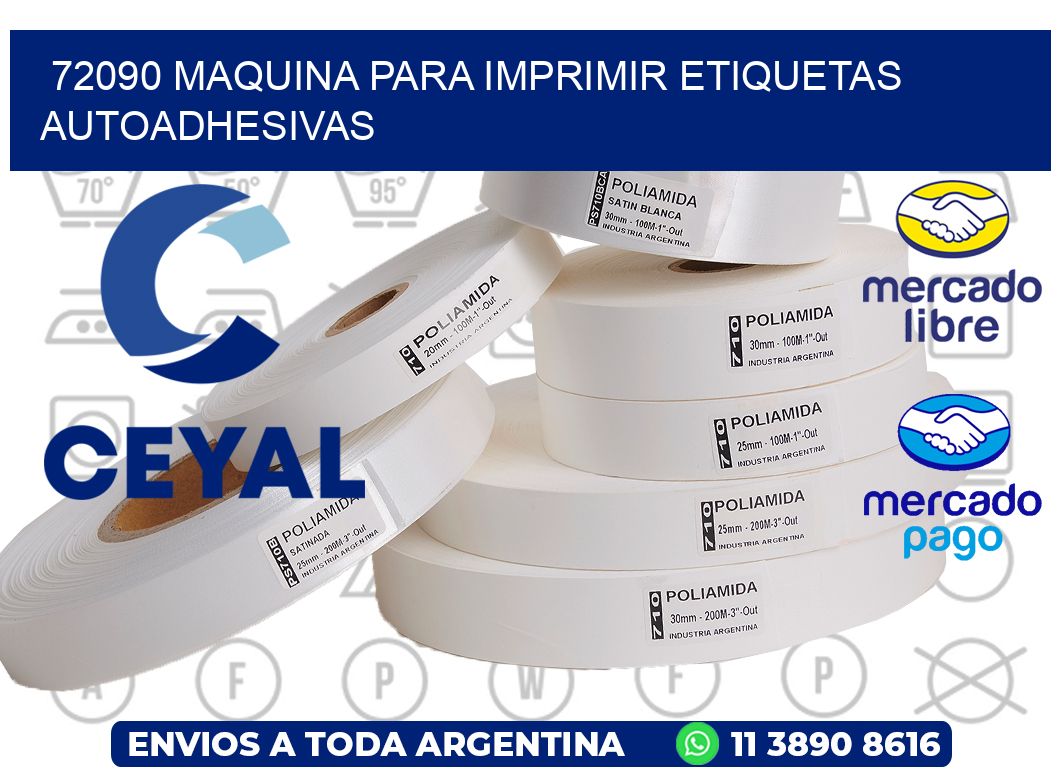 72090 maquina para imprimir etiquetas autoadhesivas