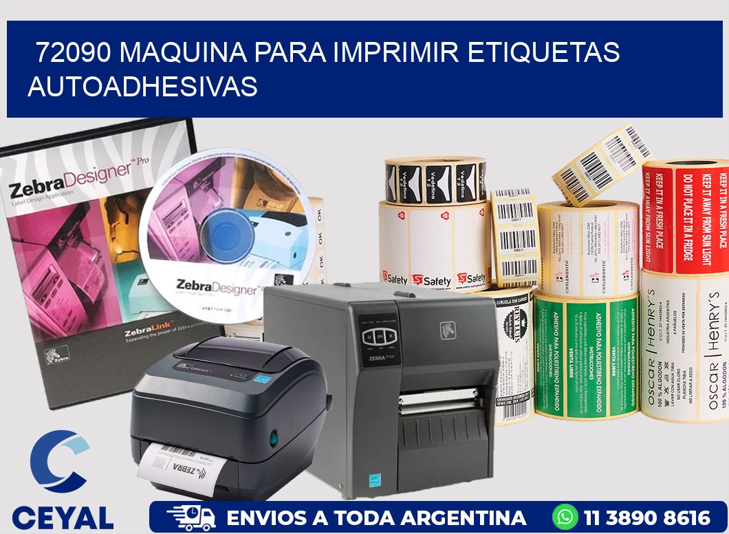72090 maquina para imprimir etiquetas autoadhesivas