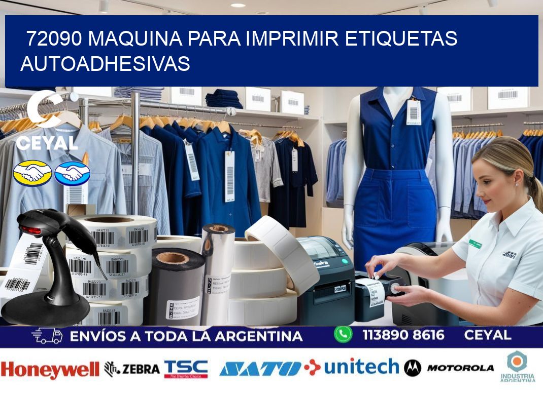 72090 maquina para imprimir etiquetas autoadhesivas