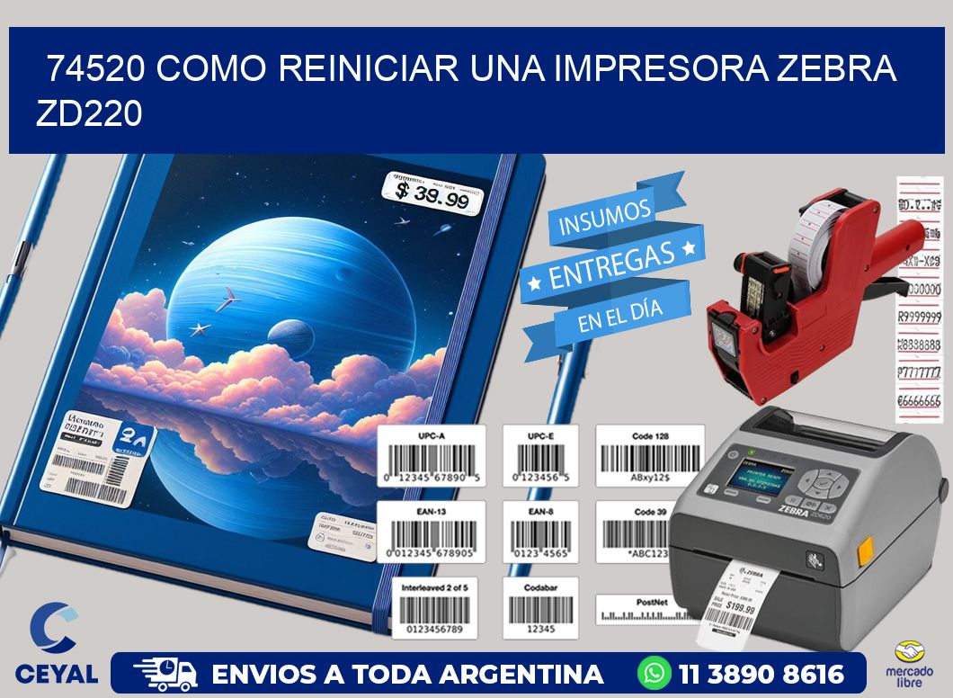 74520 Como reiniciar una impresora Zebra ZD220