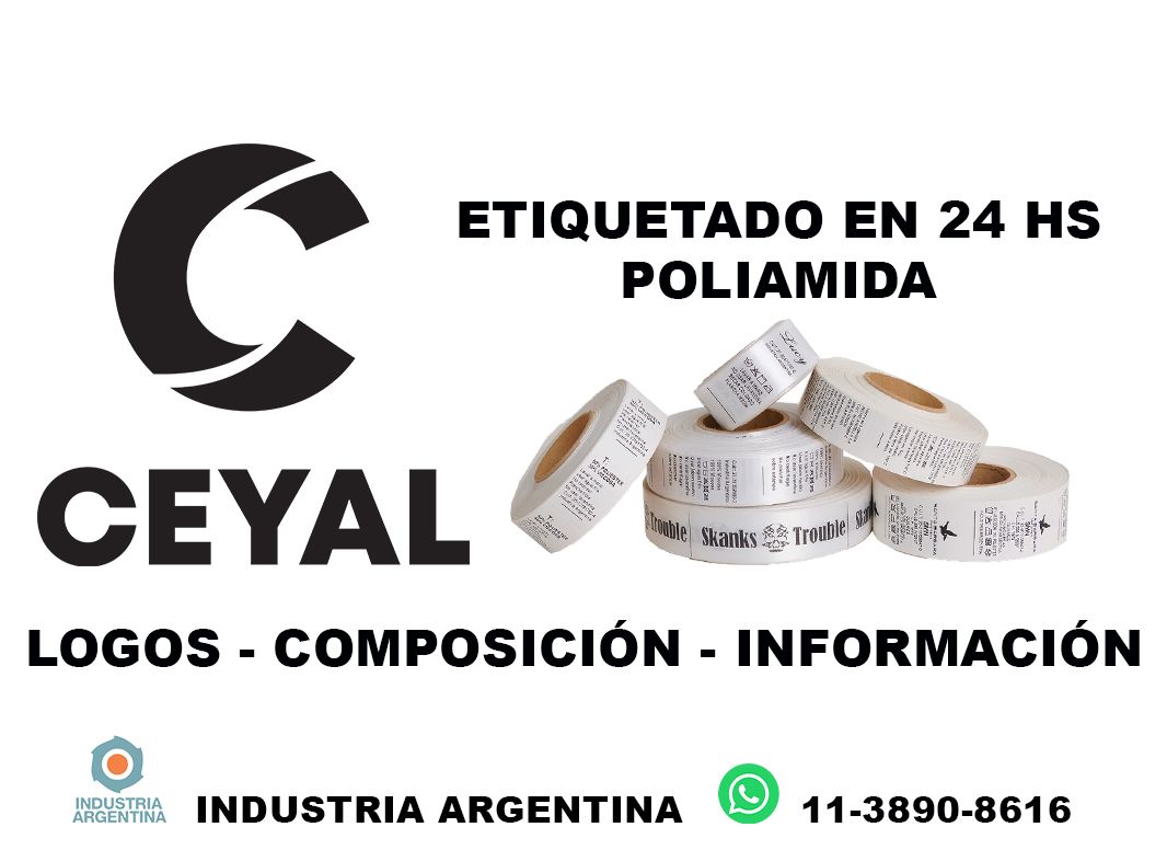 75405 Etiquetas de poliamida