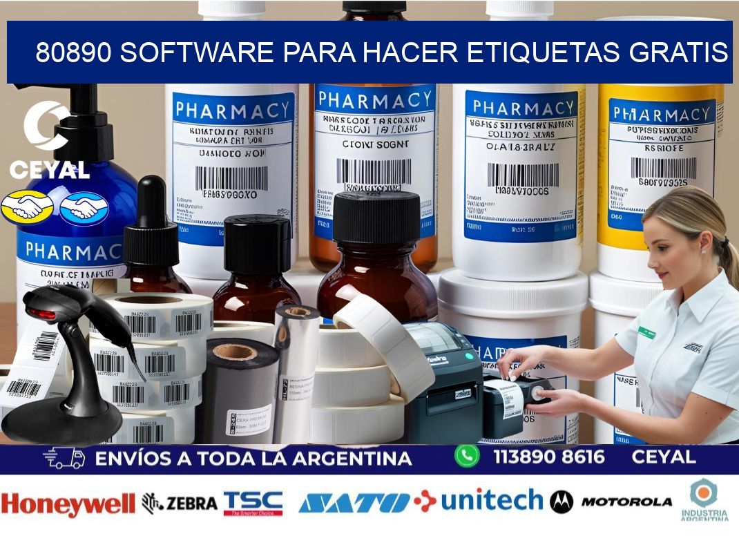 80890 Software para hacer etiquetas gratis