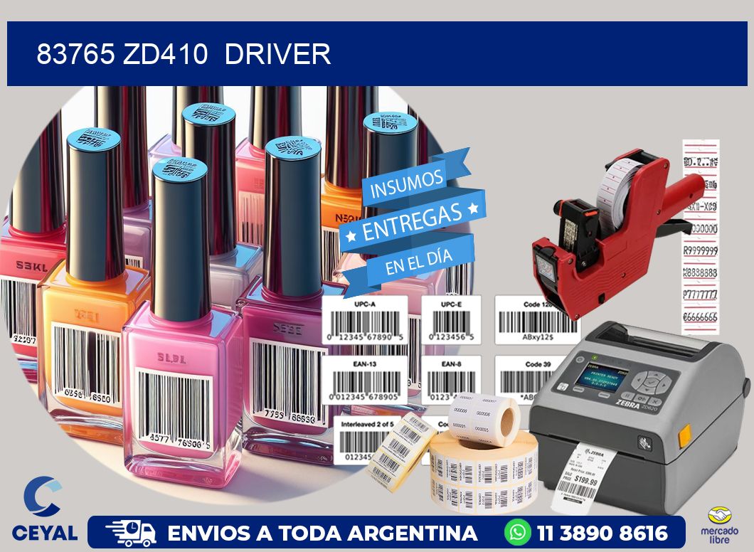 83765 ZD410 driver