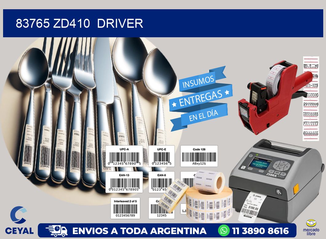 83765 ZD410  driver