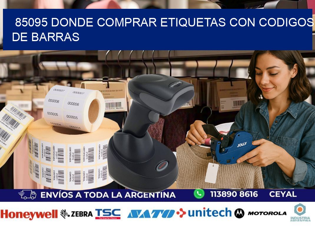 85095 Donde comprar etiquetas con codigos de barras