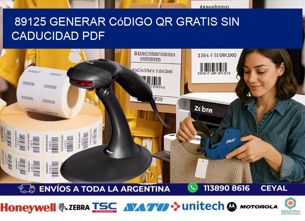 89125 Generar código QR gratis sin caducidad PDF
