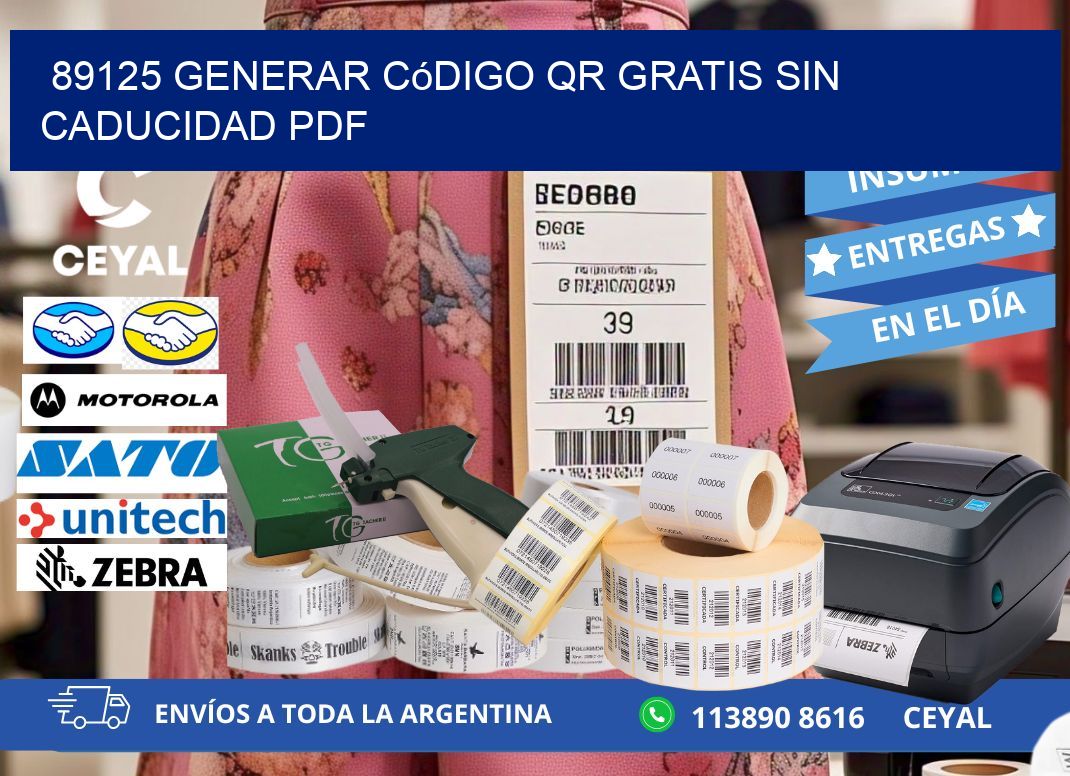 89125 Generar código QR gratis sin caducidad PDF