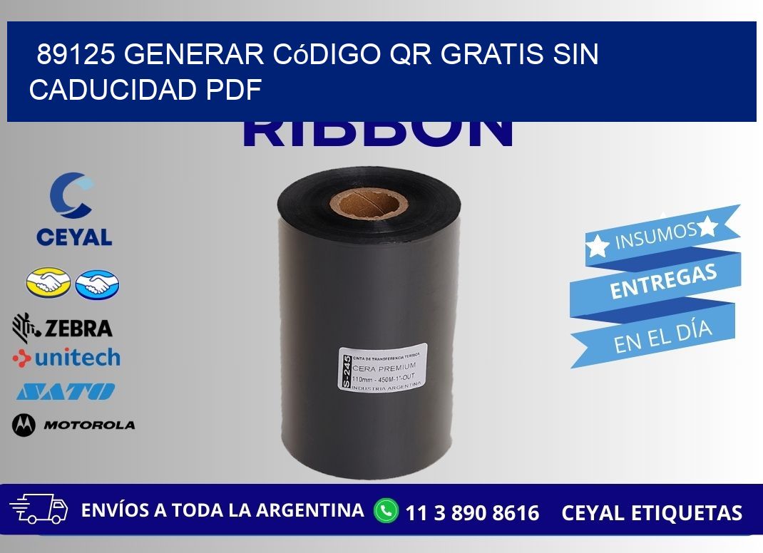 89125 Generar código QR gratis sin caducidad PDF