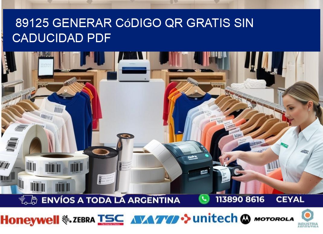 89125 Generar código QR gratis sin caducidad PDF