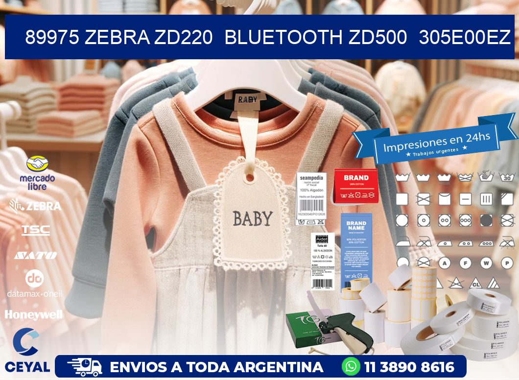 89975 Zebra ZD220 Bluetooth ZD500 305E00EZ