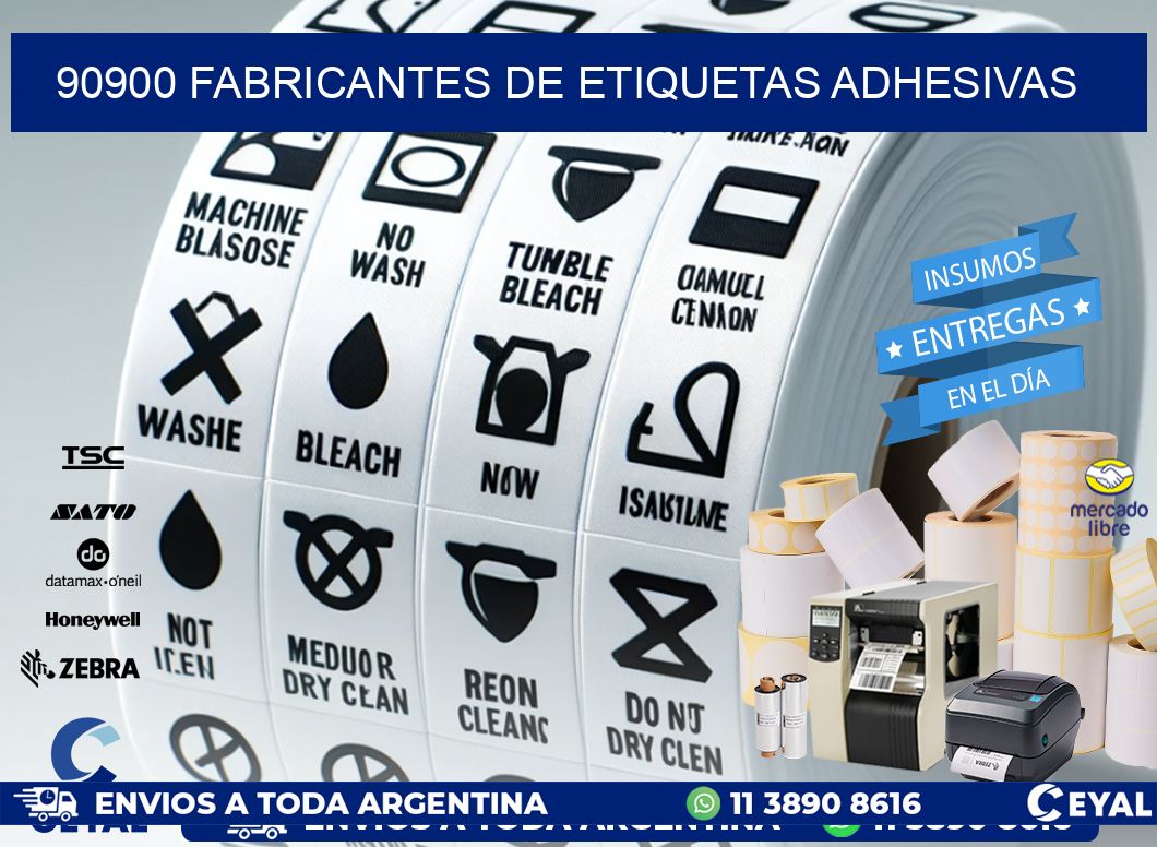 90900 Fabricantes de etiquetas adhesivas