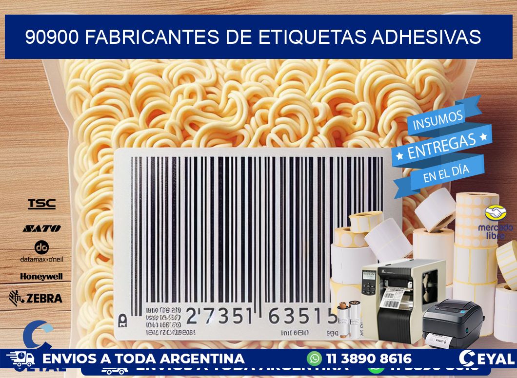 90900 Fabricantes de etiquetas adhesivas