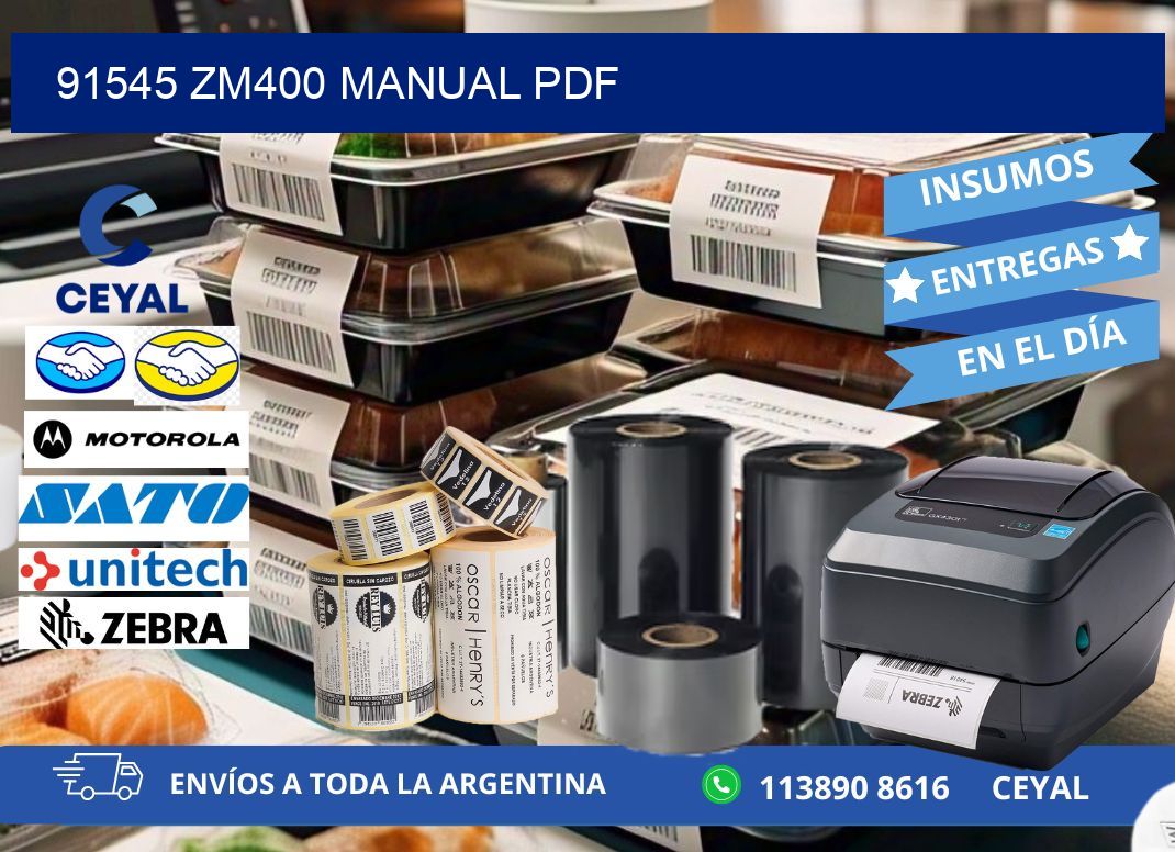 91545 ZM400 manual PDF