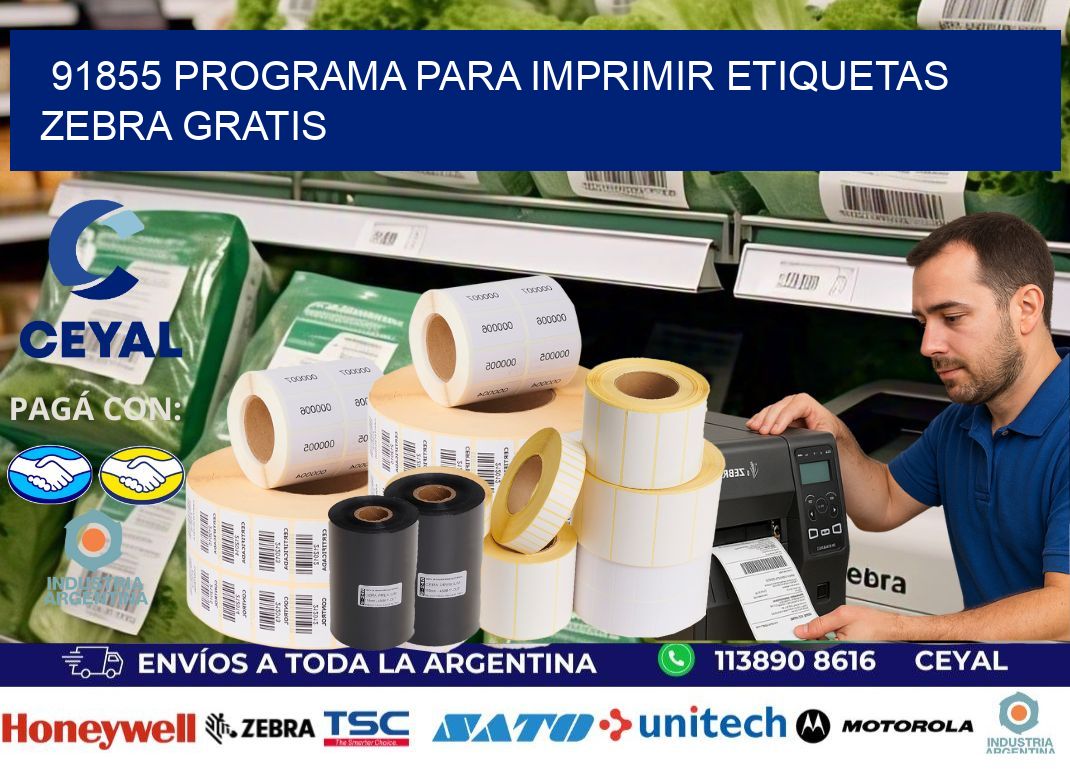 91855 Programa para imprimir etiquetas Zebra gratis