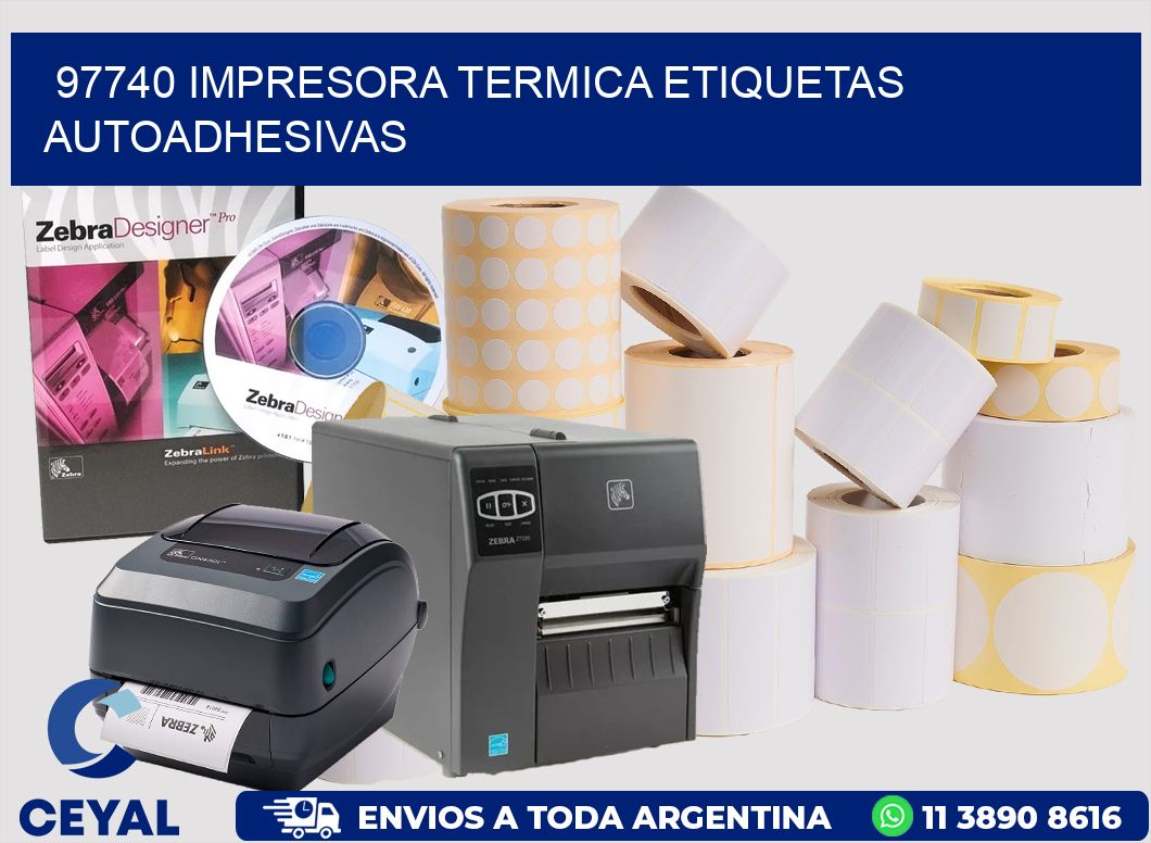 97740 Impresora termica etiquetas autoadhesivas