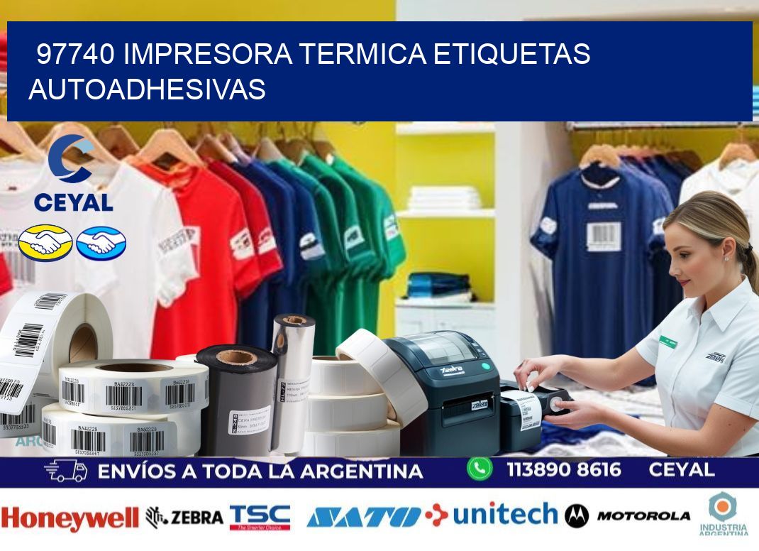 97740 Impresora termica etiquetas autoadhesivas