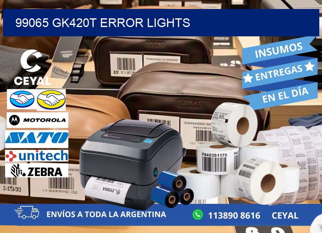 99065 GK420T error lights