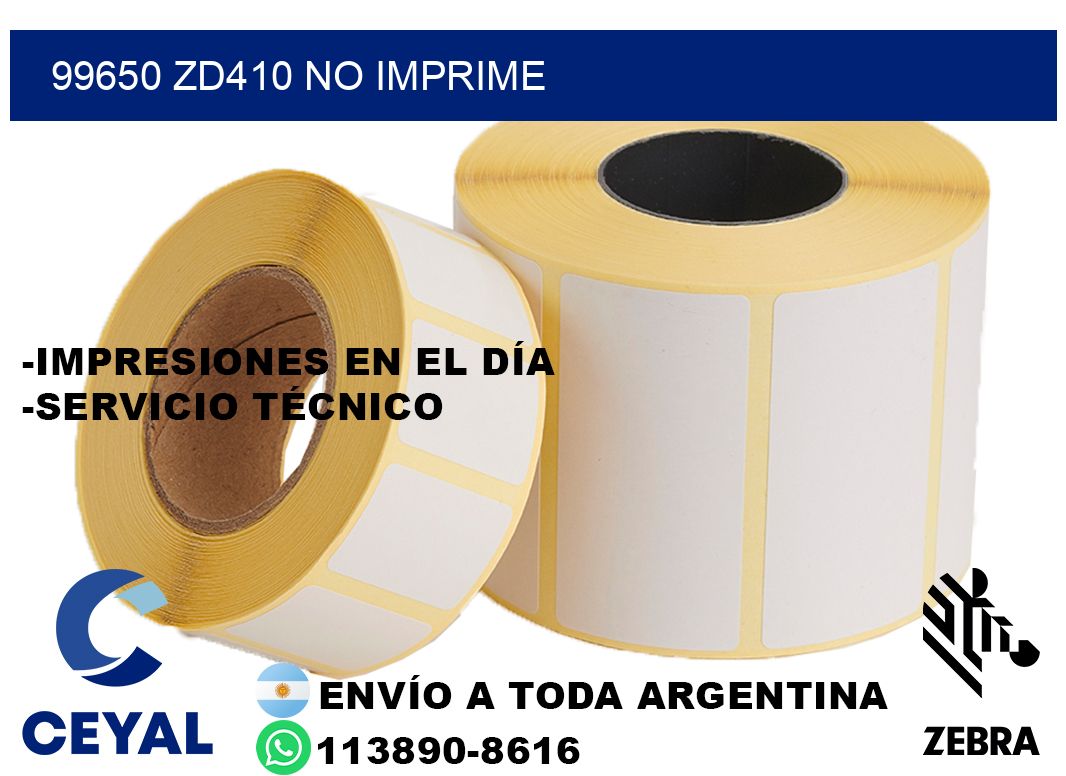 99650 ZD410 no imprime