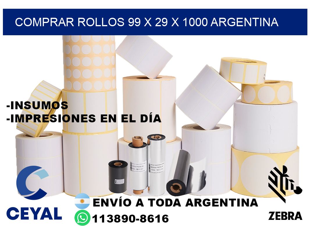 Comprar Rollos 99 x 29 x 1000 argentina
