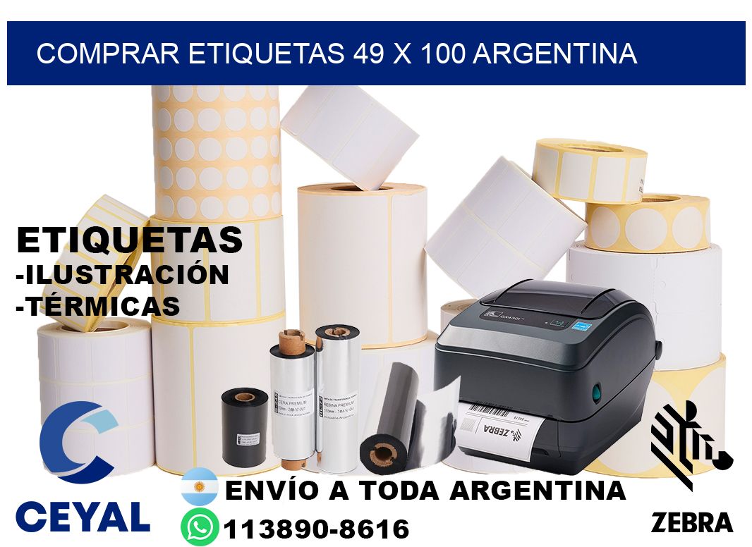 Comprar etiquetas 49 x 100 argentina