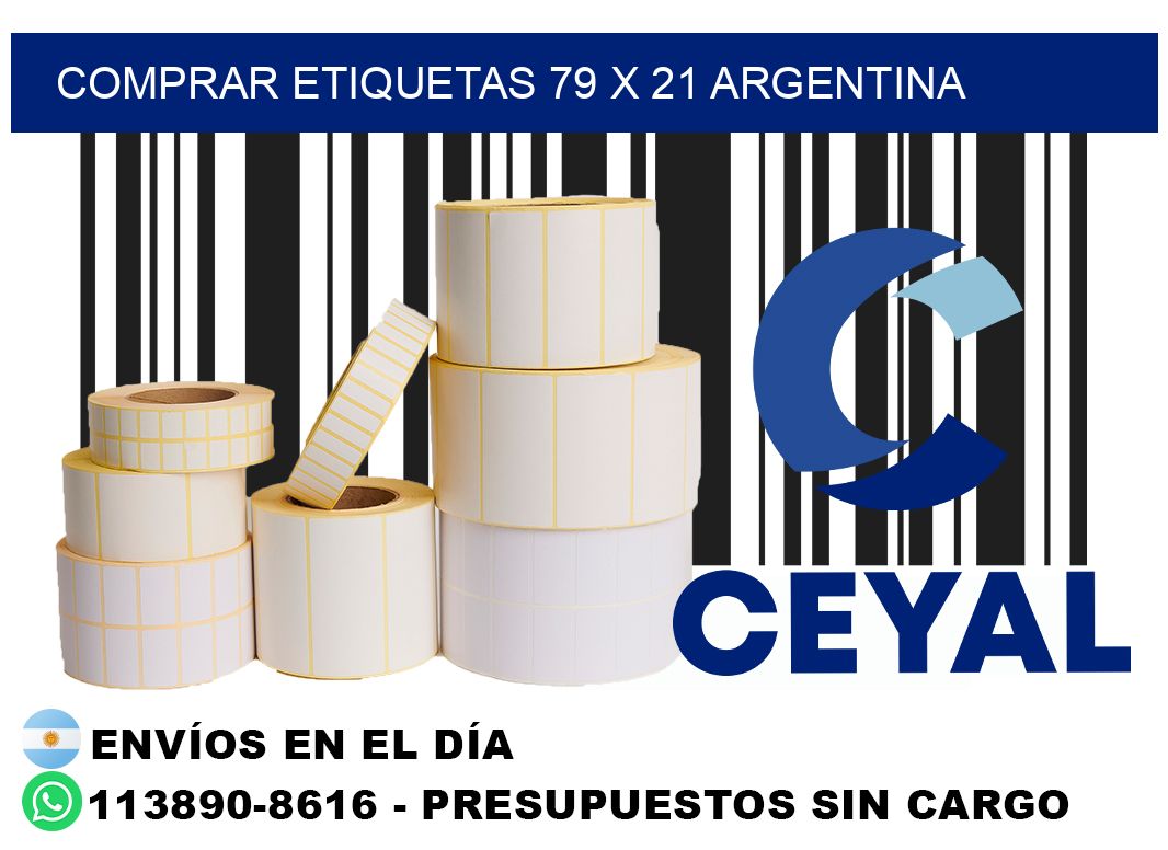 Comprar etiquetas 79 x 21 argentina