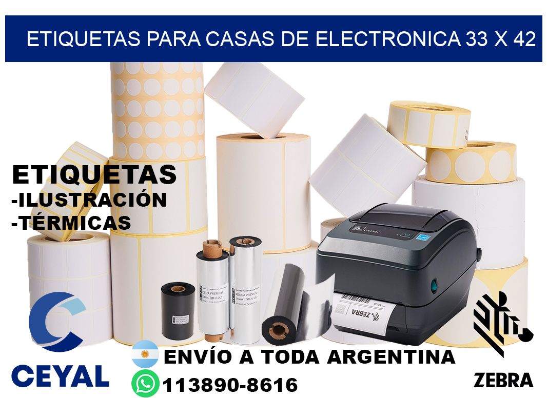 ETIQUETAS PARA CASAS DE ELECTRONICA 33 x 42