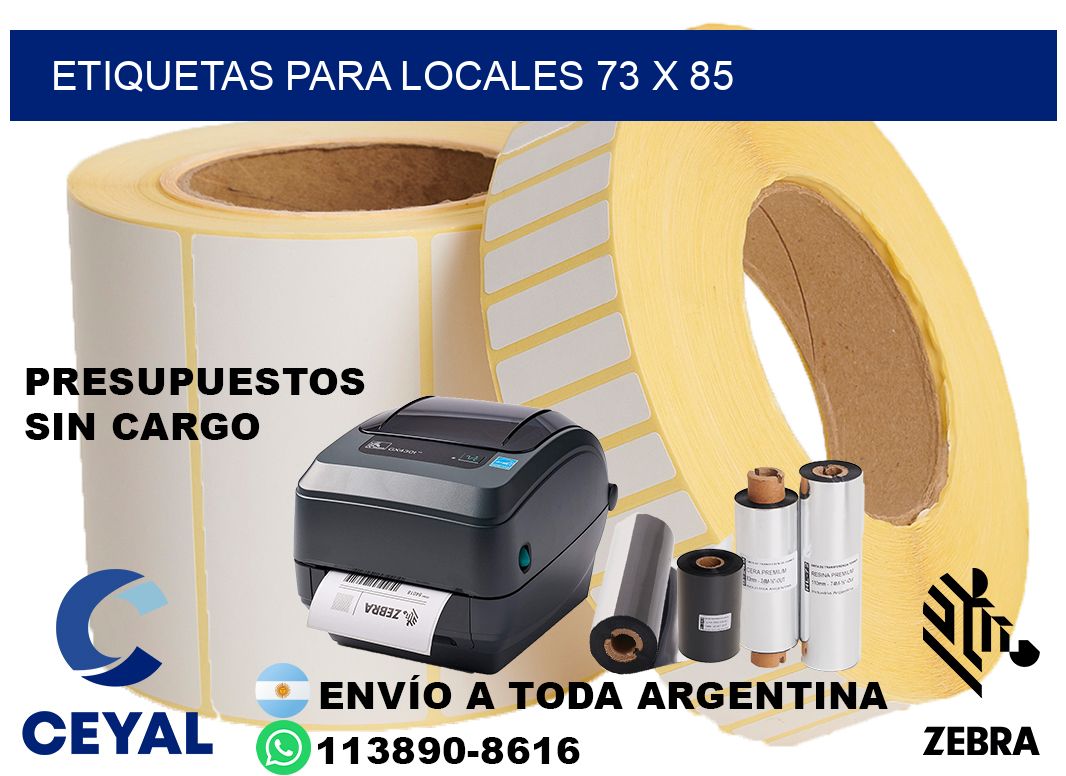 ETIQUETAS PARA LOCALES 73 x 85