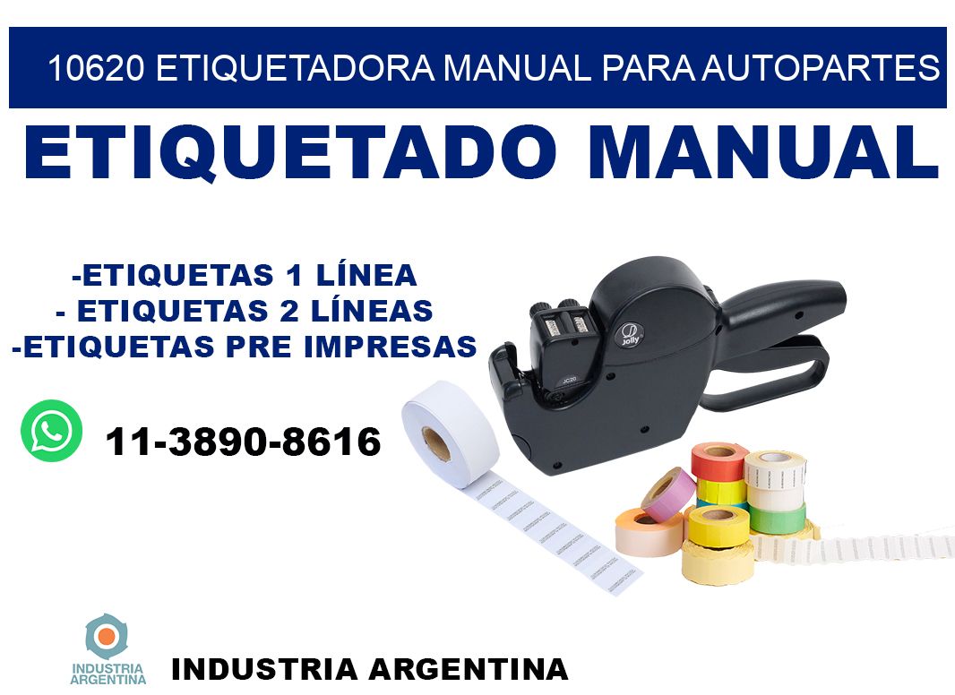 10620 etiquetadora manual para autopartes