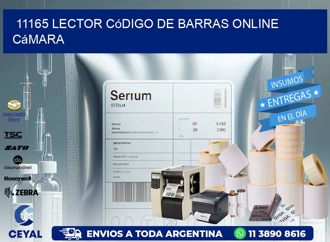 11165 Lector código de barras online cámara
