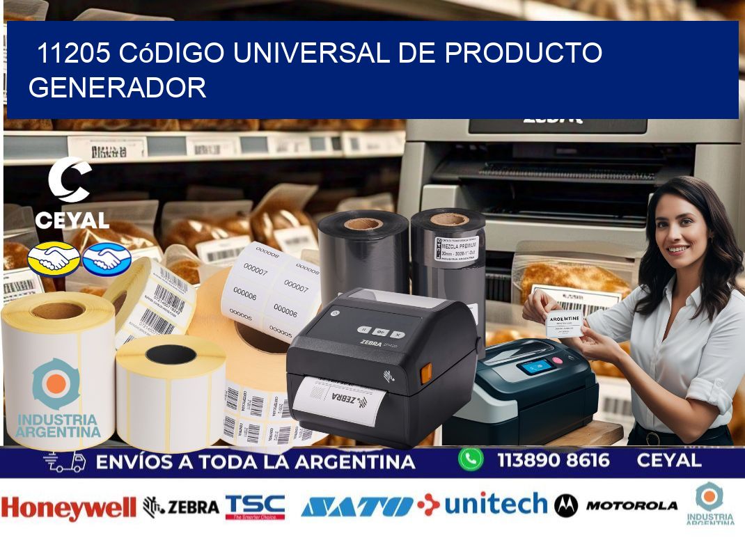 11205 Código universal de producto generador