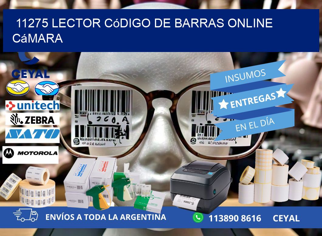 11275 Lector código de barras online cámara