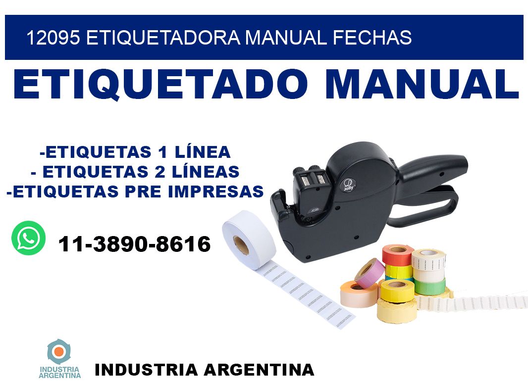 12095 etiquetadora manual fechas