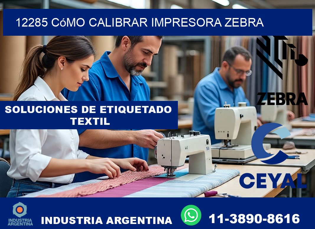 12285 cómo calibrar impresora zebra