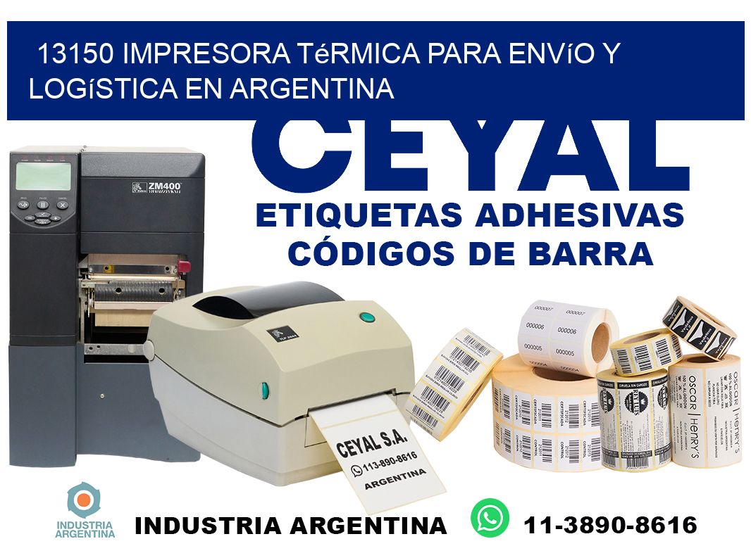 13150 impresora térmica para envío y logística en Argentina