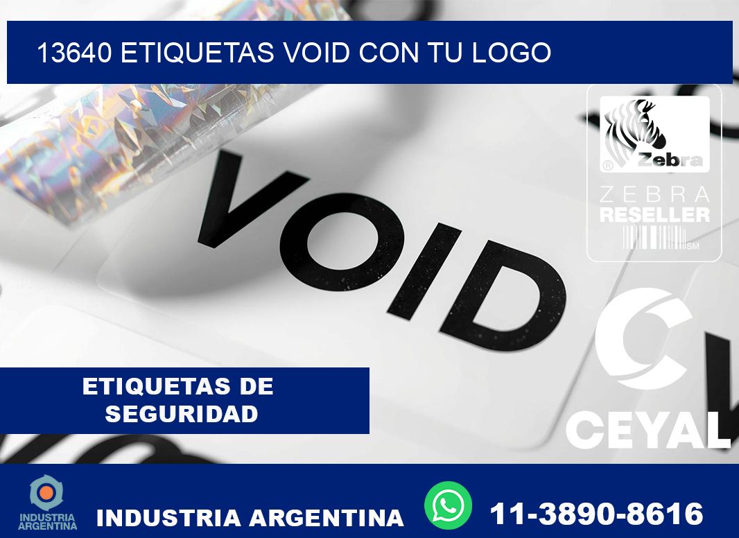 13640 etiquetas void con tu logo