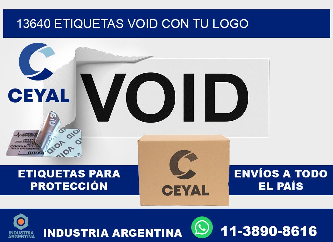 13640 etiquetas void con tu logo