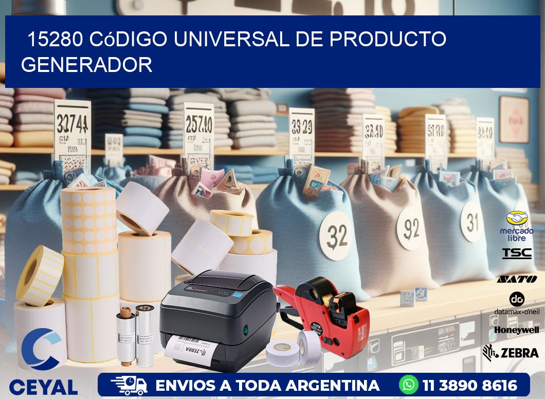 15280 Código universal de producto generador