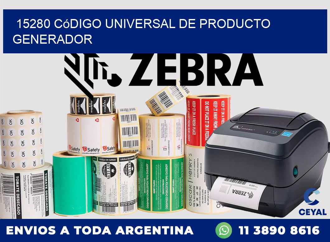 15280 Código universal de producto generador
