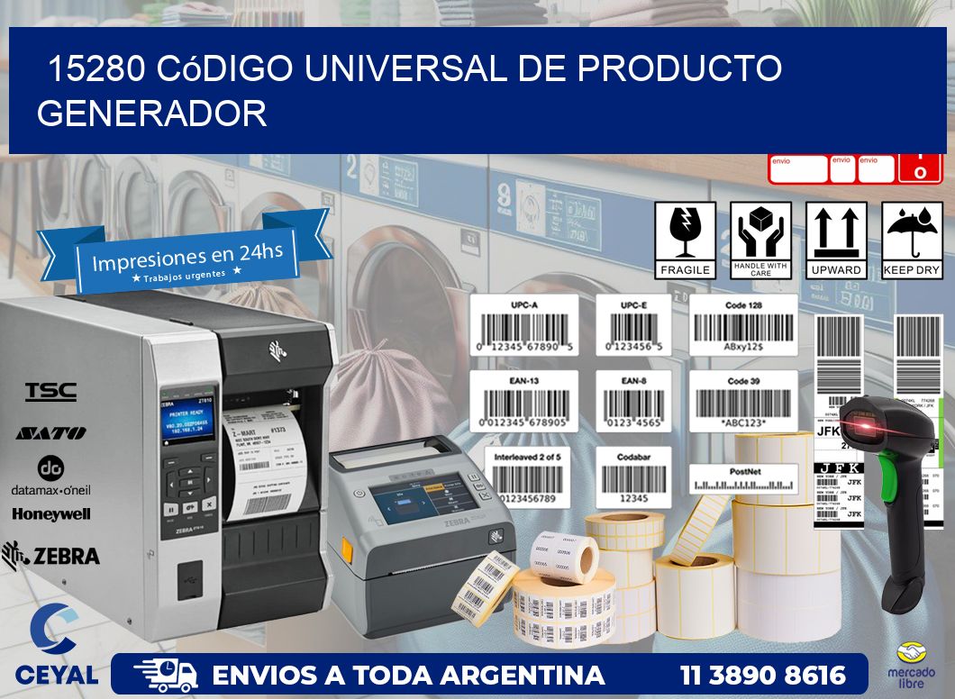 15280 Código universal de producto generador