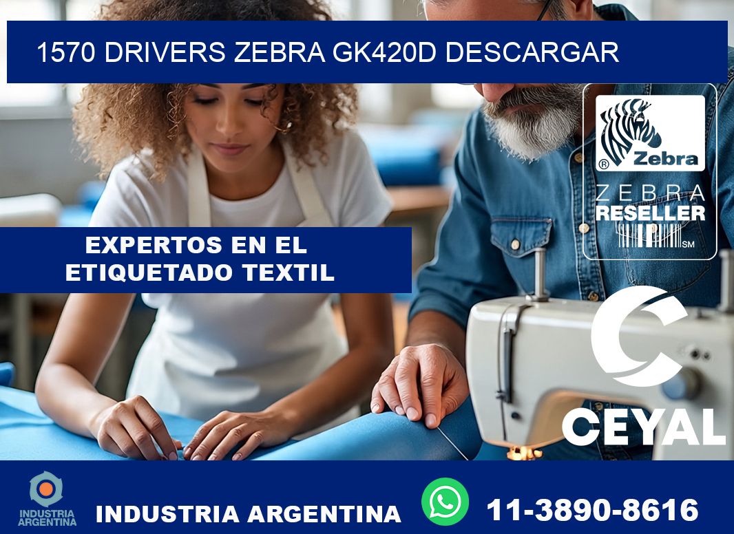 1570 drivers zebra gk420d descargar