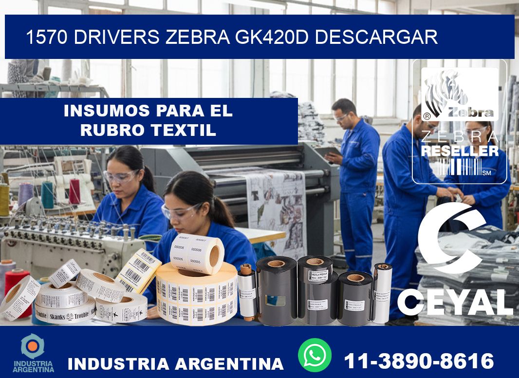1570 drivers zebra gk420d descargar