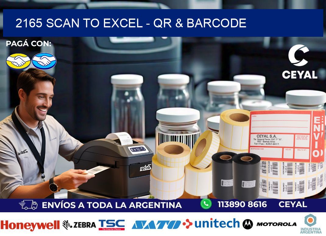 2165 Scan to Excel - QR & Barcode