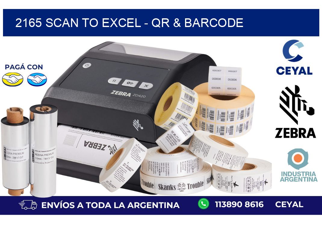 2165 Scan to Excel - QR & Barcode