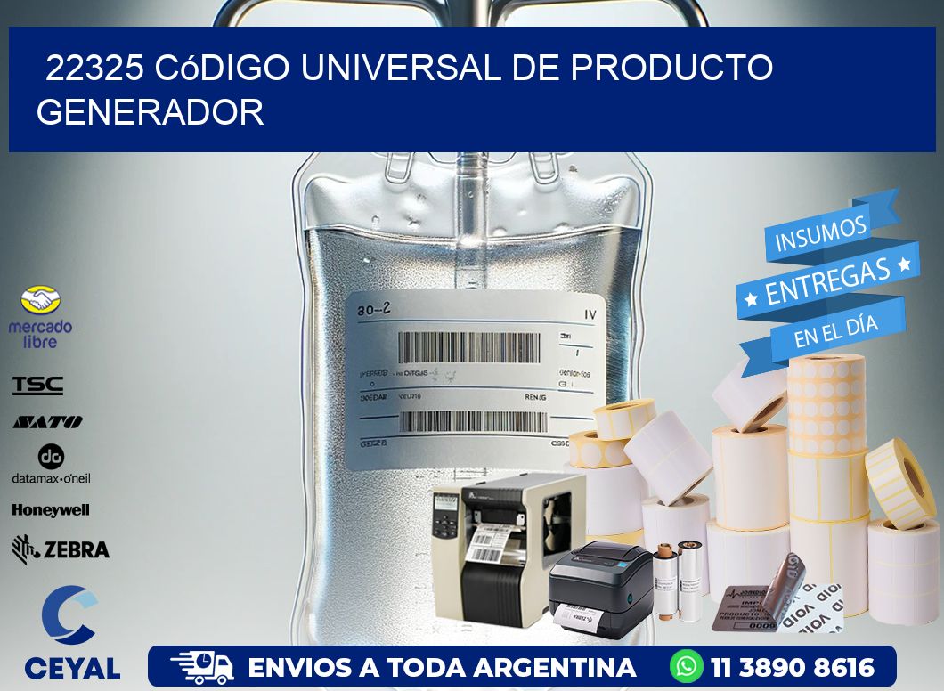 22325 Código universal de producto generador