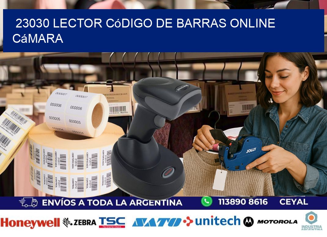 23030 Lector código de barras online cámara